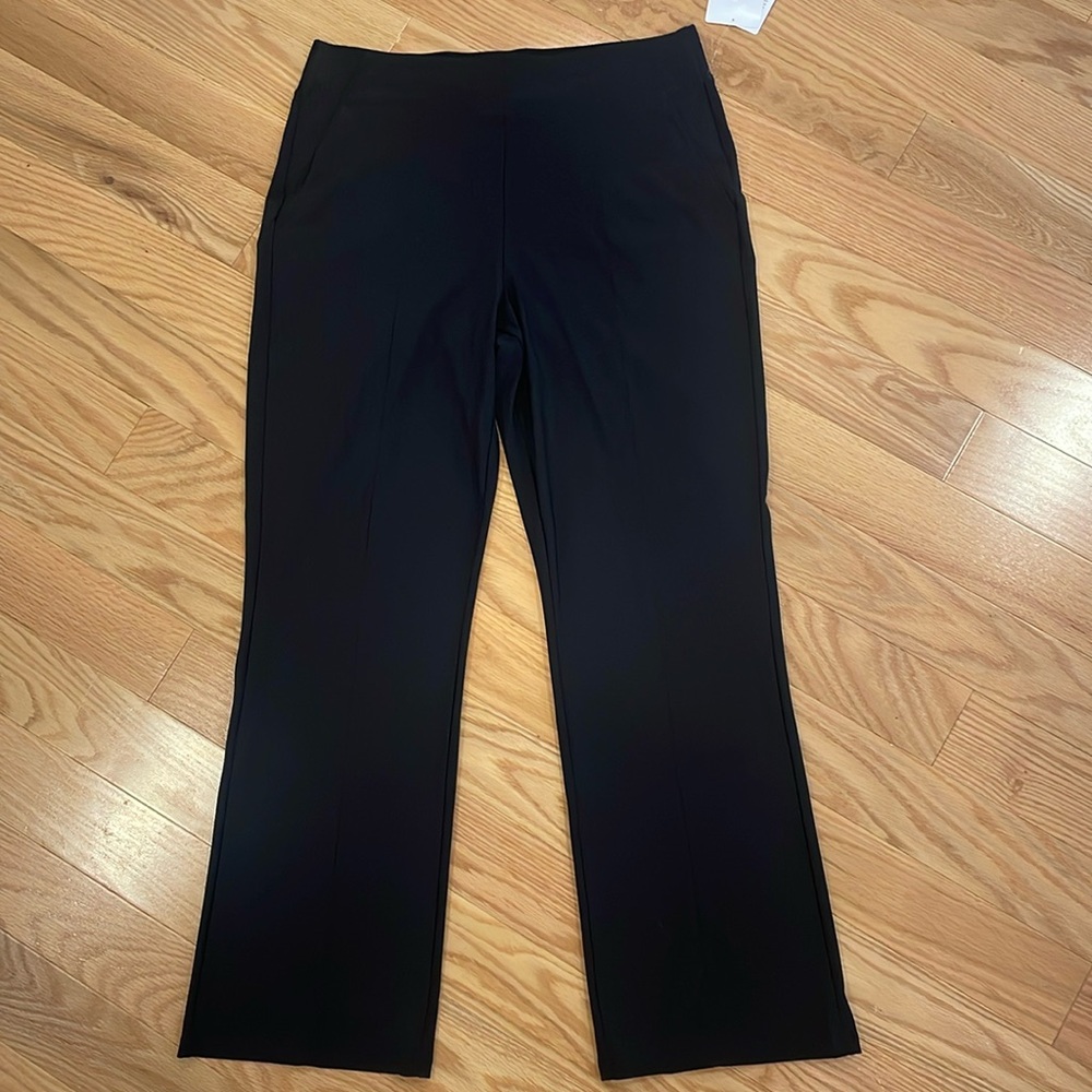 NWT Athleta Cosmic Kick Flare pant. Size 14 tall, black